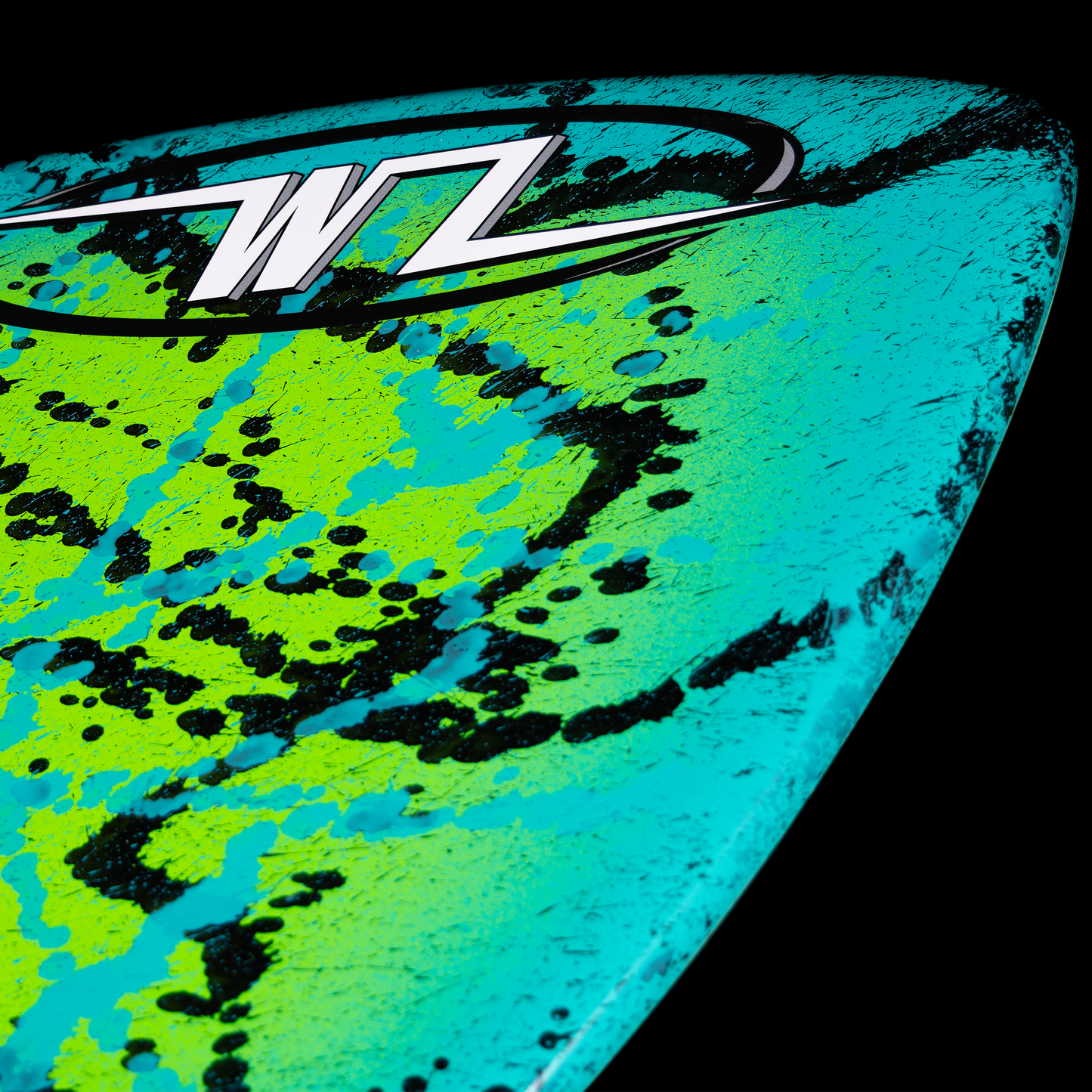 green/aqua splat, no