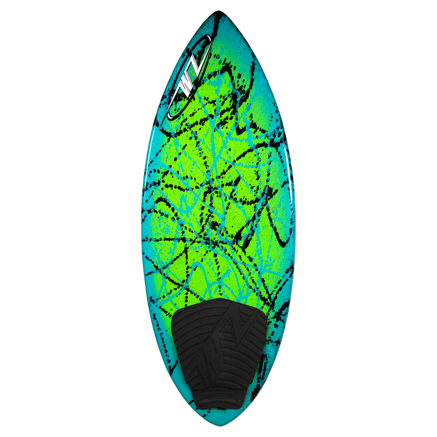 green/aqua splat, yes