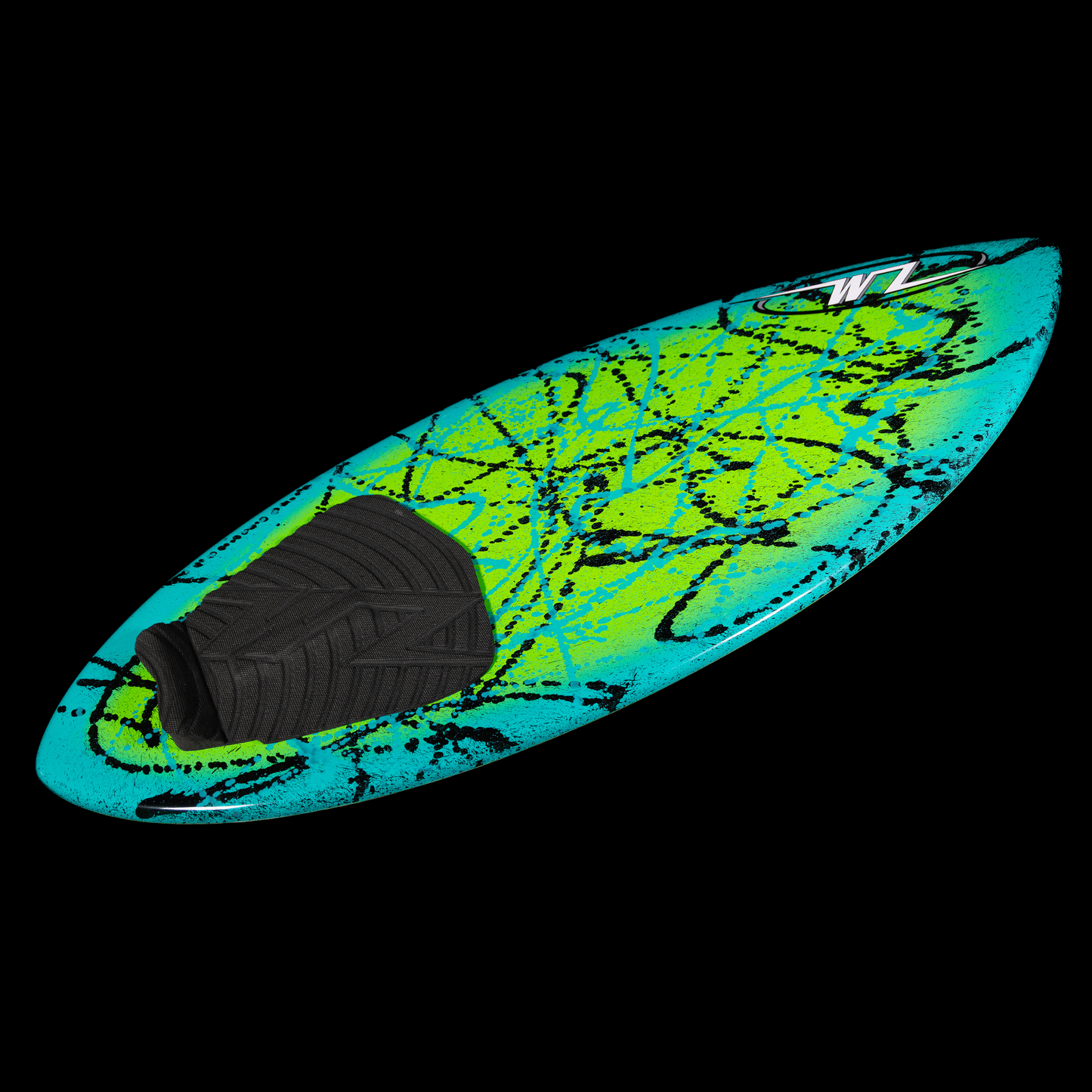 green/aqua splat, yes