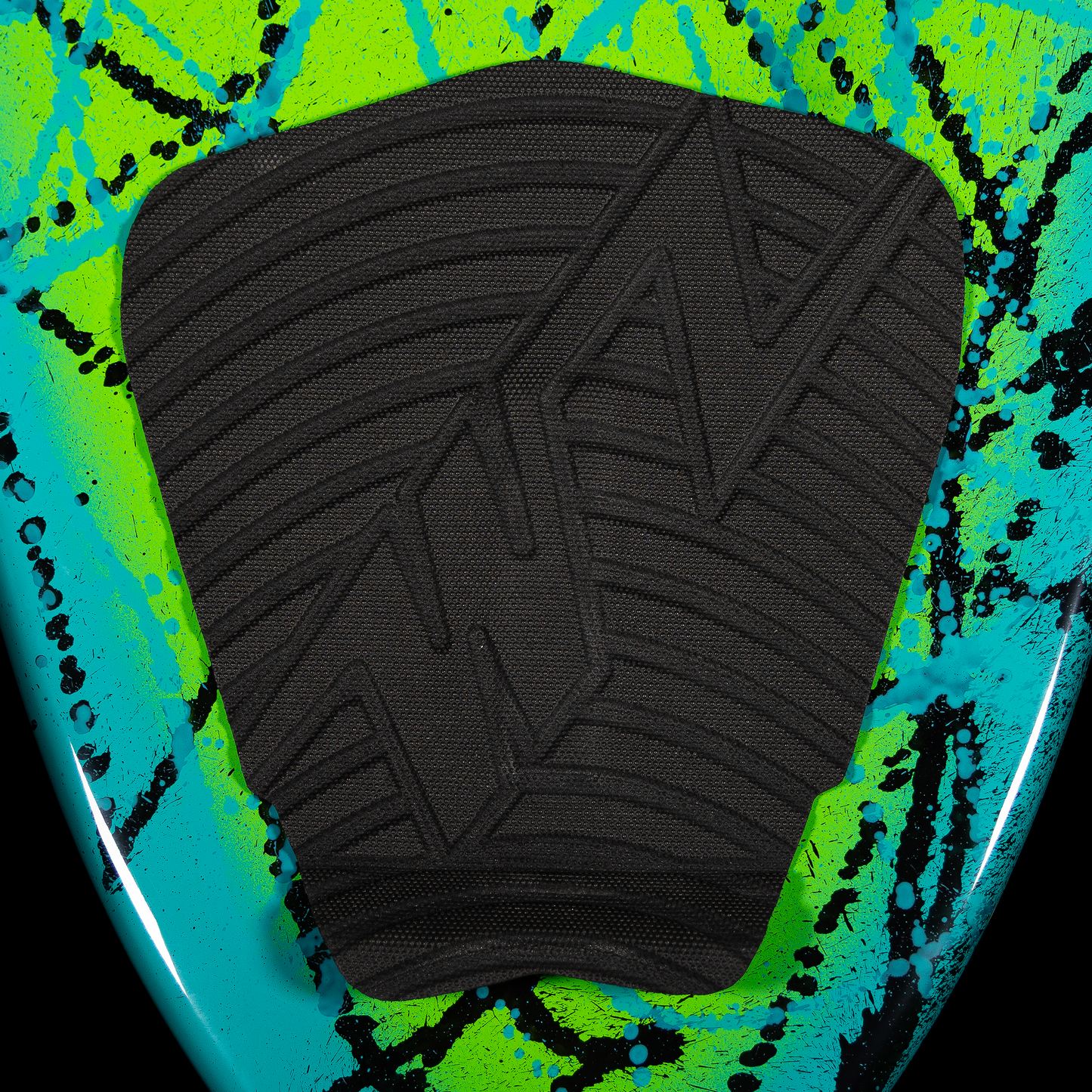 green/aqua splat, yes