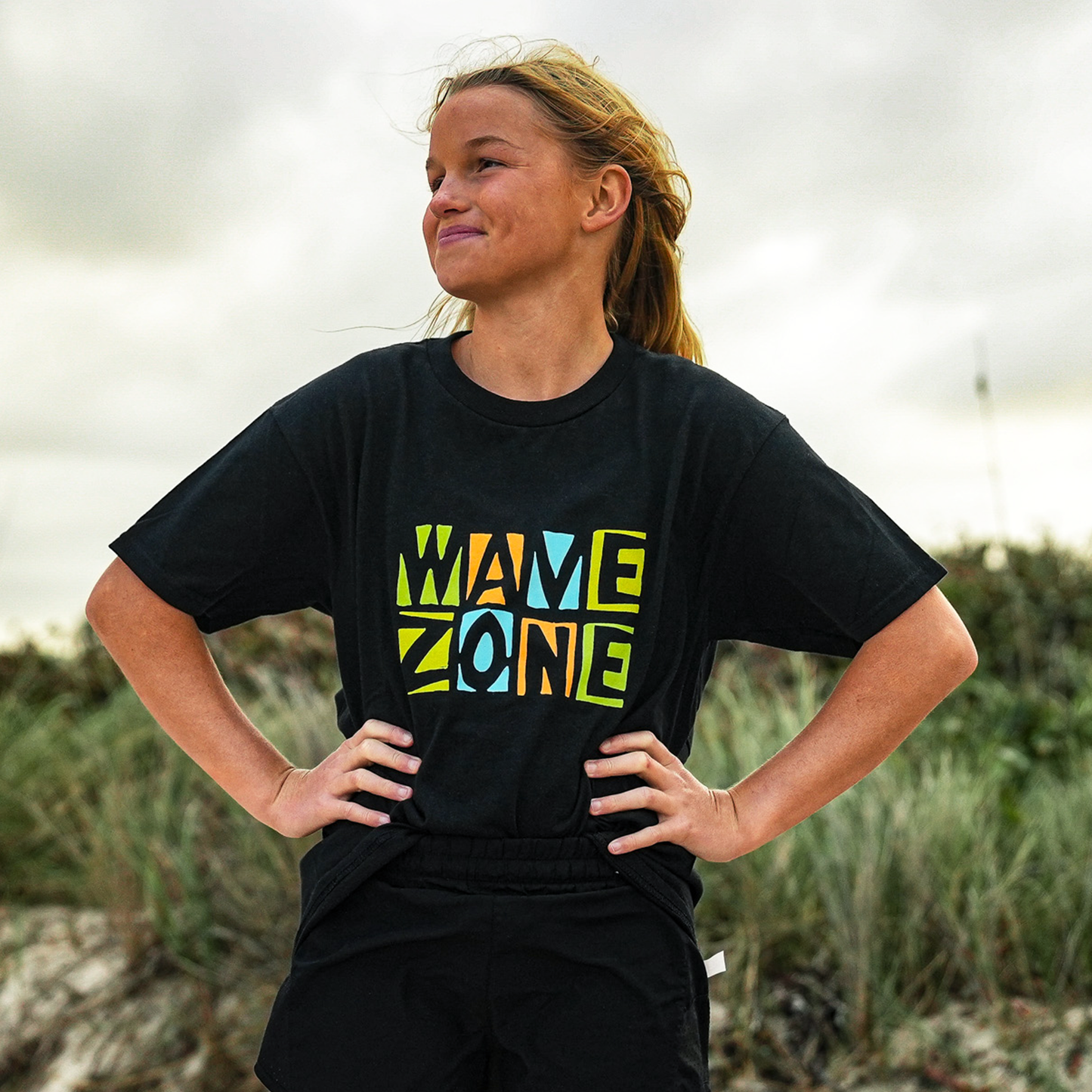 Wave Zone Stamp Youth Tee