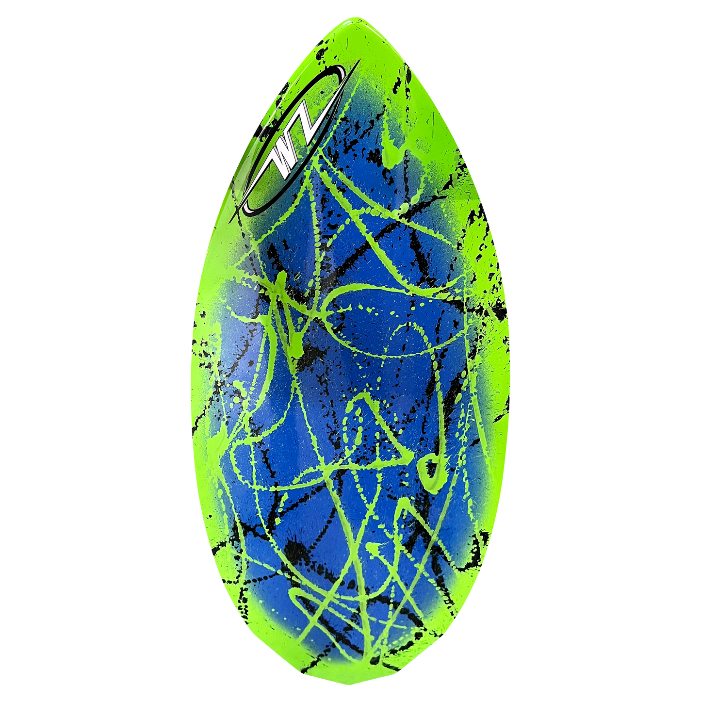 blue/green splat, no