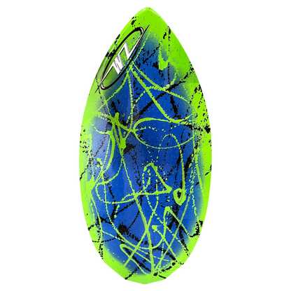 blue/green splat, no