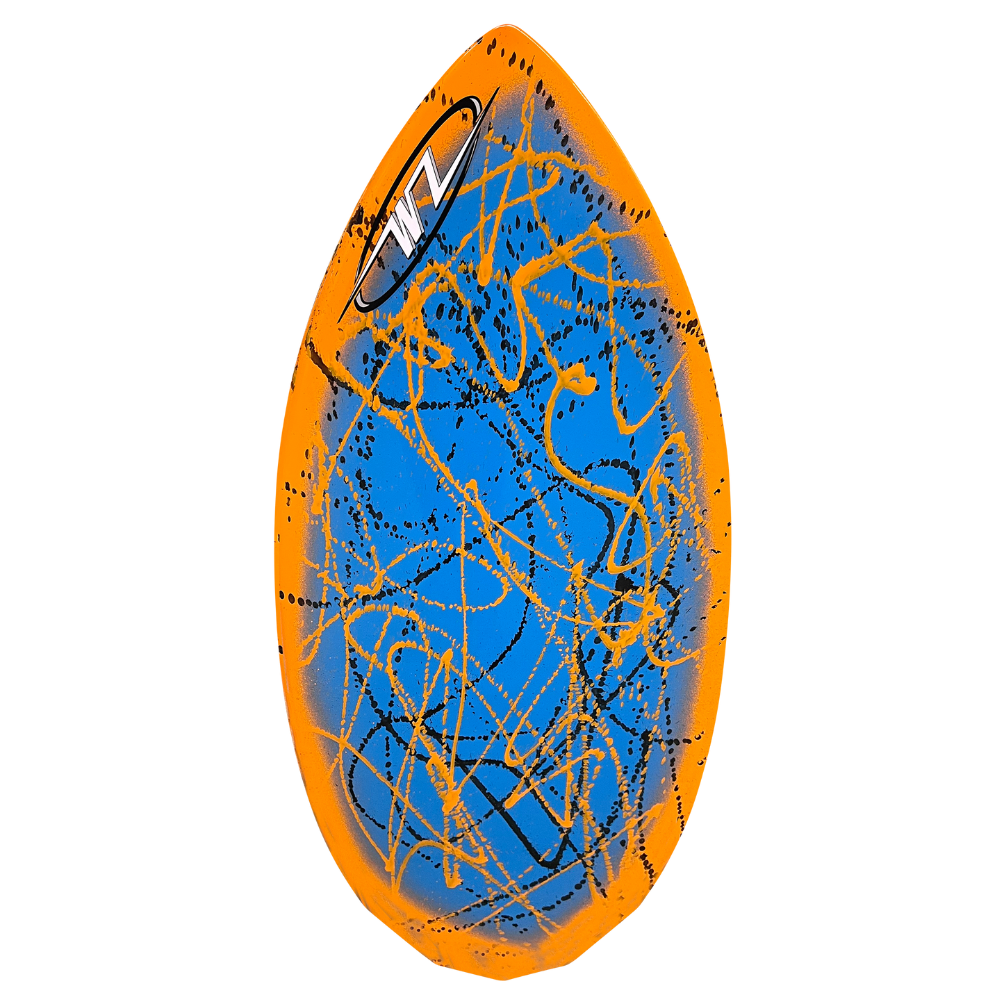 blue/orange splat, no