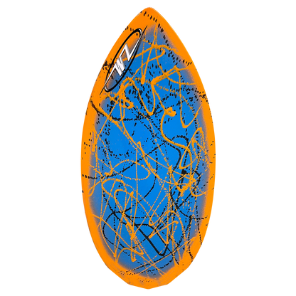 blue/orange splat, no