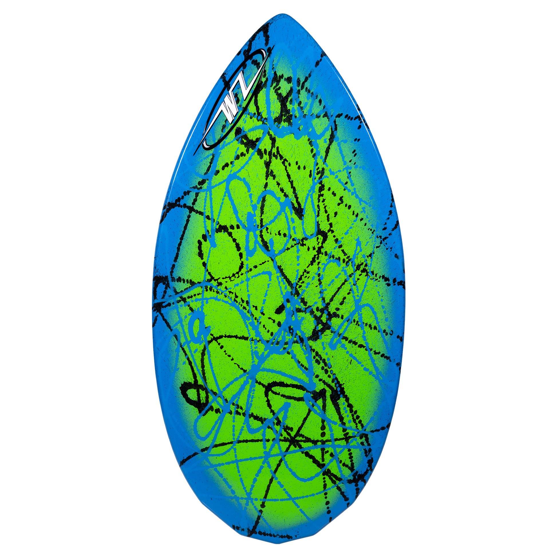 green/blue splat, no