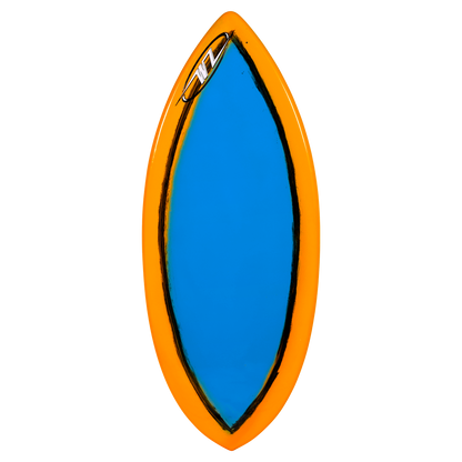 blue/orange halo, no