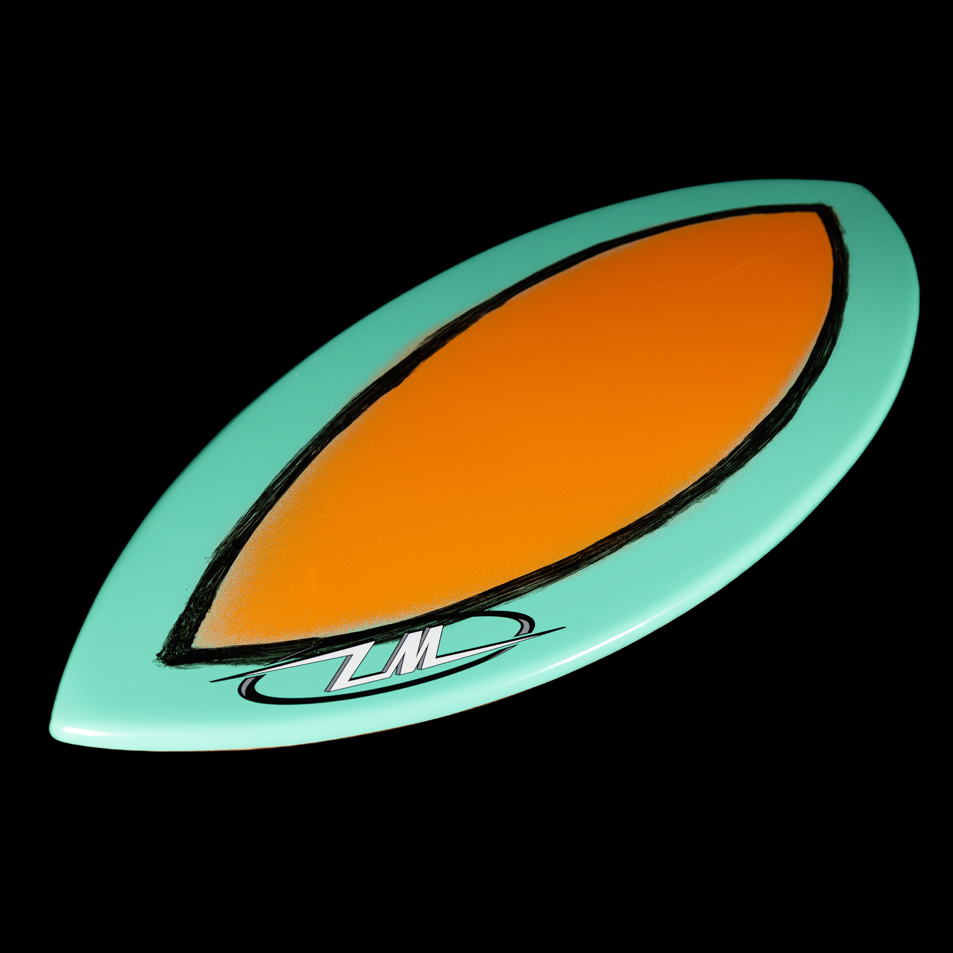 orange/mint halo, no