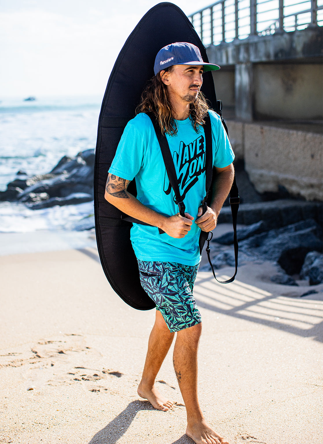 Wave Zone Backpack Skimboard Bag - Padded