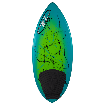 green/teal halo, no